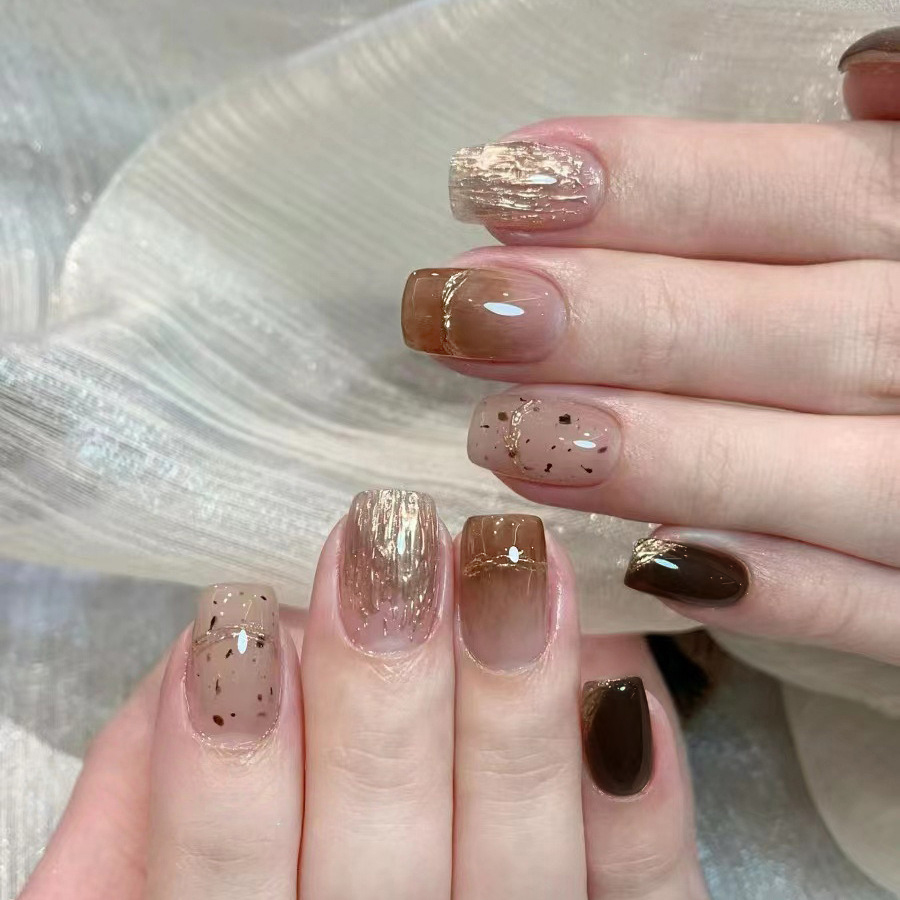 10 szt. ręcznie robionych pazn – Nail Art Press On recenzja i cena