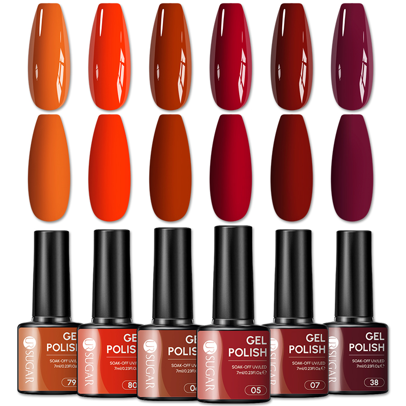 UR SUGAR 1/6 szt. Zestaw żelow – Nail Art Orange recenzja i cena