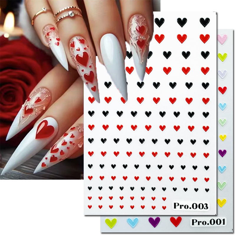 5d tłoczone naklejki artystycz – Nail Art Valentines Day recenzja i cena