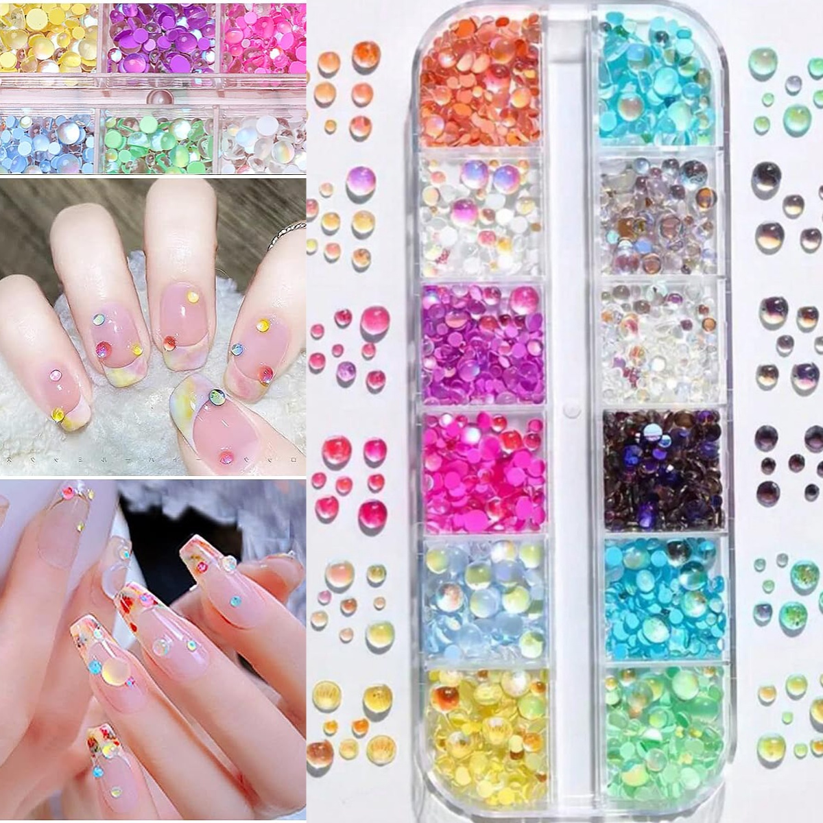 1 Pudełko Koralików do Paznokc – Nail Art Valentines Day recenzja i cena