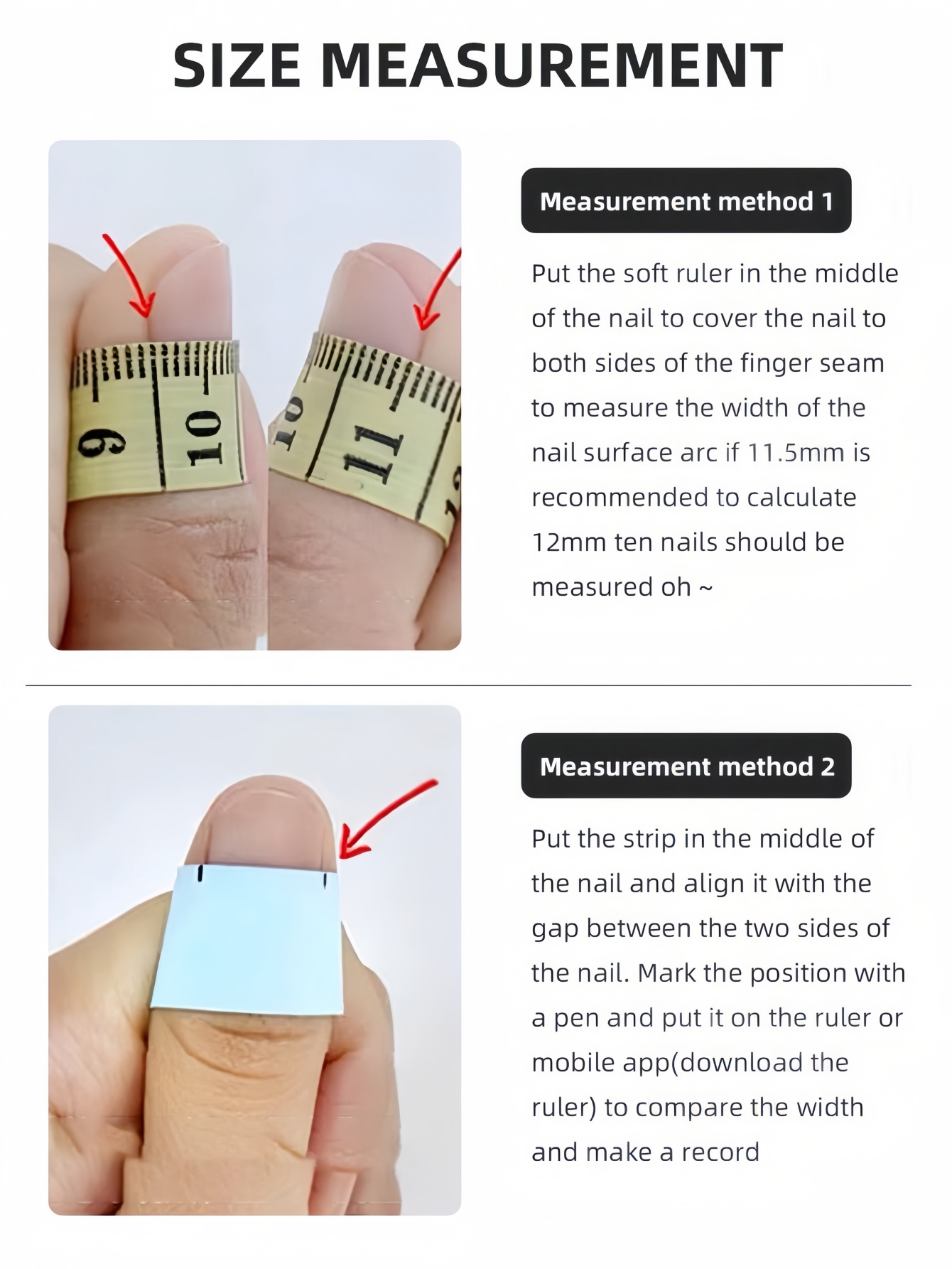 Zestaw 10 sztuk wielorazowych, – Nail Art Press On recenzja i cena