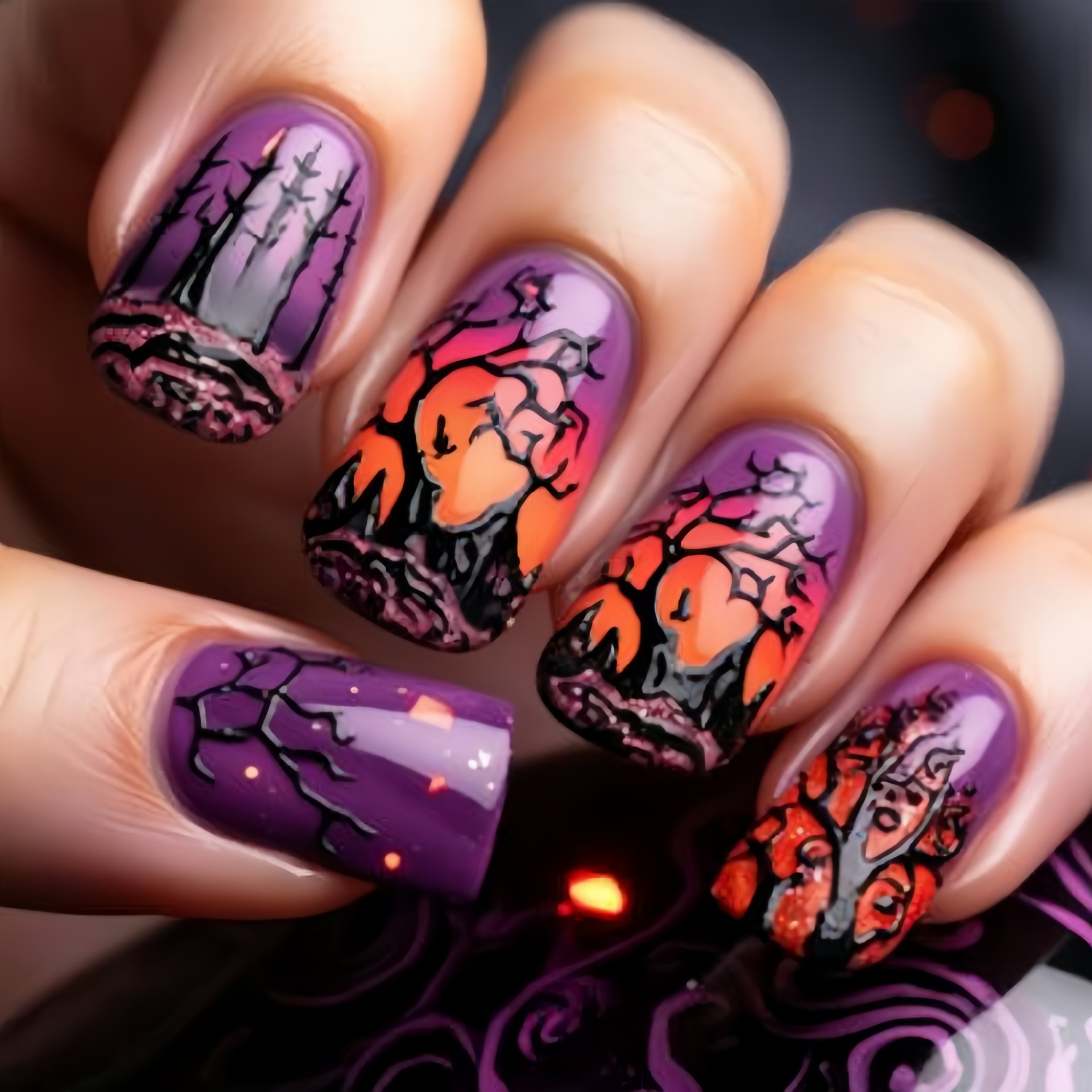 Średnie, kwadratowe sztuczne p – Nail Art Orange recenzja i cena