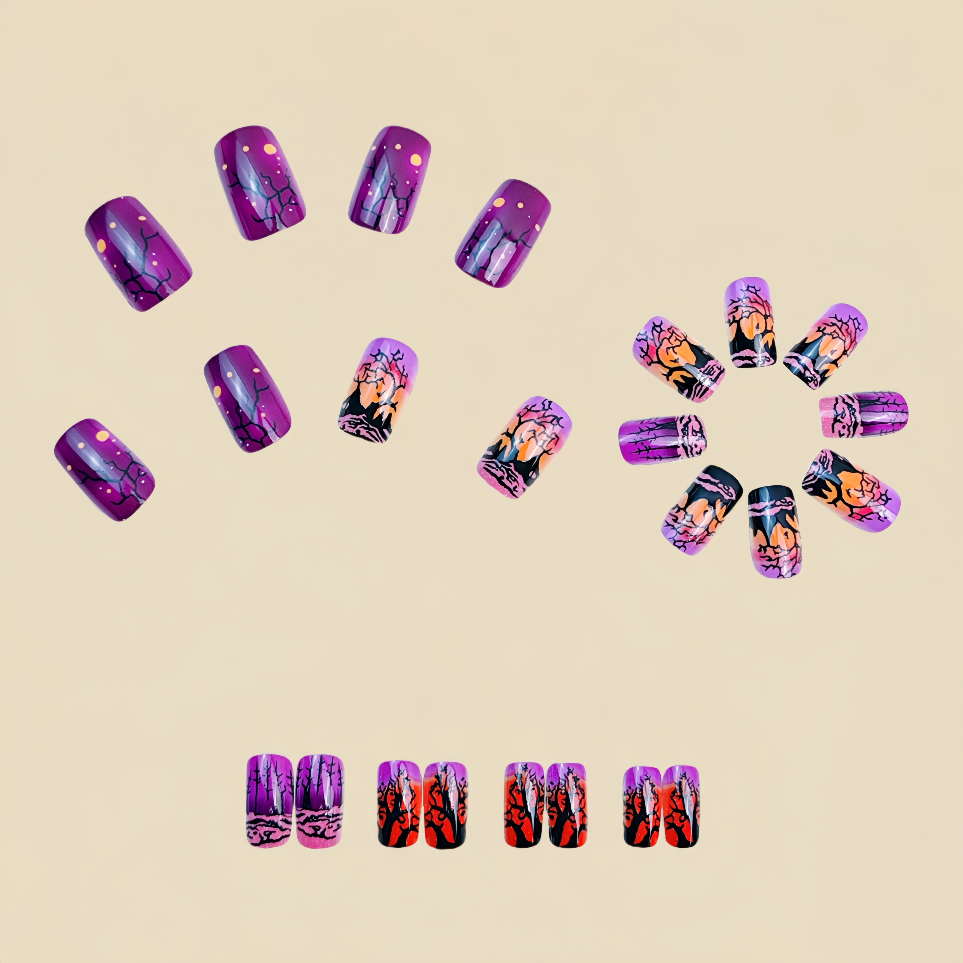 Średnie, kwadratowe sztuczne p – Nail Art Orange recenzja i cena
