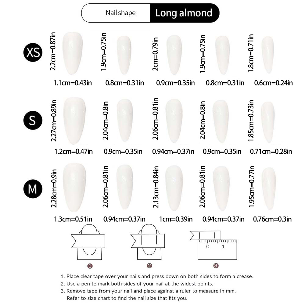 10 sztuk ręcznie robionych, na – Nail Art Press On recenzja i cena
